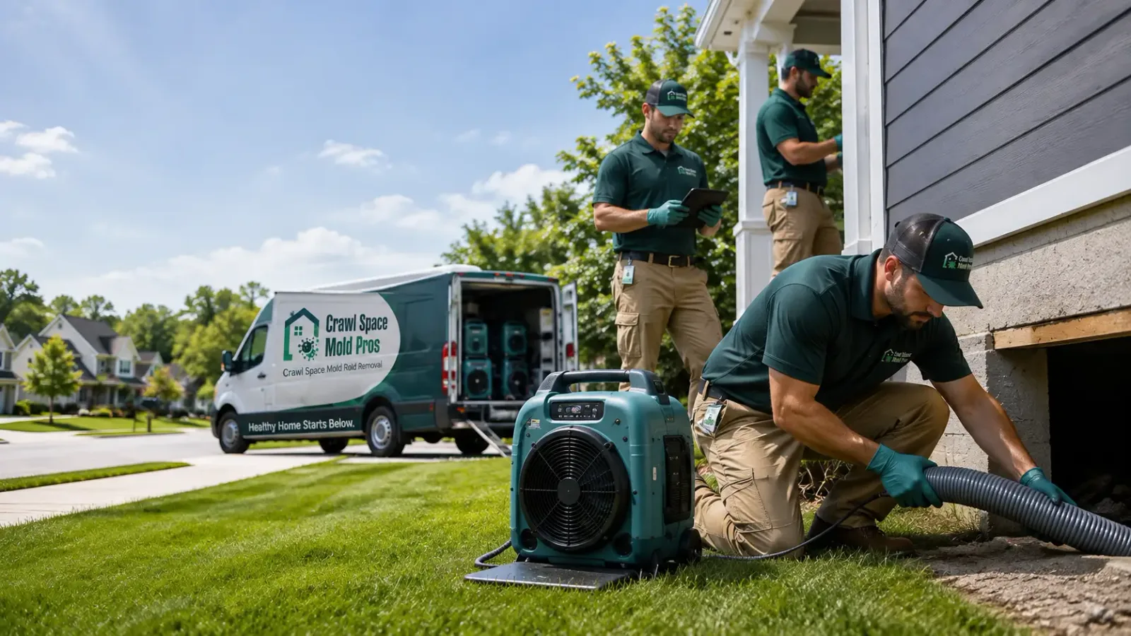 Crawl Space Mold Removal in Westford, NY